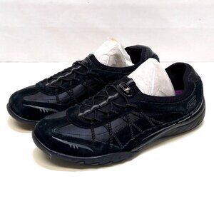 Skechers Breathe Easy SN22474 Womens 8.5 M Walking Running Shoes Relaxed Black